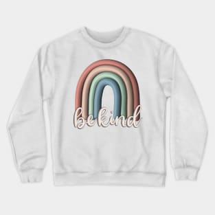 Be Kind 3D Rainbow Crewneck Sweatshirt